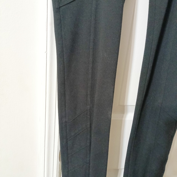 Athleta ponte zipper skinny pants Sz 8 - Picture 5 of 8
